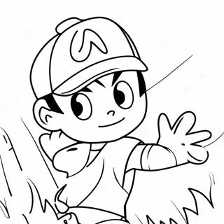 Selida Zographikes Me Ton Ash Ketchum Se Makhe 53300-11654