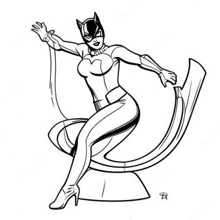 Catwoman Se Kompso Kostoumi Selida Zographikes 56548-12372