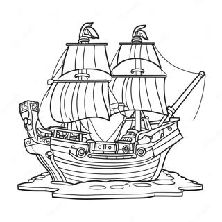 Selida Zographikes Me Peripeteiodes Peiratiko Ploio Lego 6649-1268