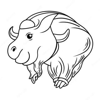 Maskot Buffalo Bills Selida Zographikes Σελίδες Ζωγραφικής