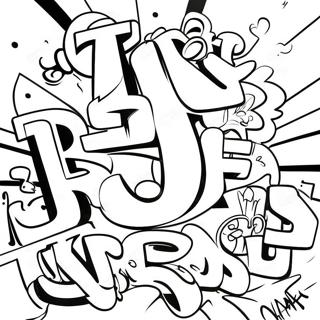 Γκάνγκστερ Γκράφιτι Coloring Pages