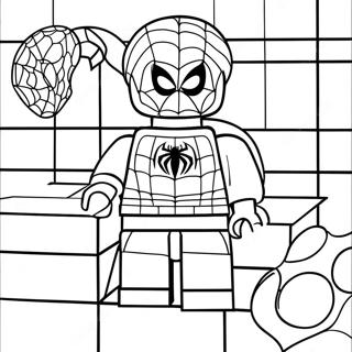 Selida Zographikes Lego Spiderman Me Istos 73652-17142