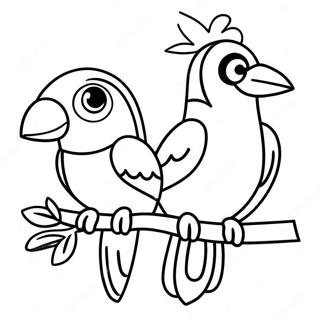 Selida Zographikes Polukhromon Tropikon Poulion 75037-18218