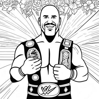 Σελίδα Ζωγραφικής: Πρωταθλητής Wwe Σελίδες Ζωγραφικής