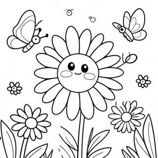 Selida Zographikes Me Kharoumenes Margarites Kai Petaloudes 75550 18613