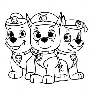 Selida Zographikes Paw Patrol Gia To Khaloouin Me Tromo 75730-18750