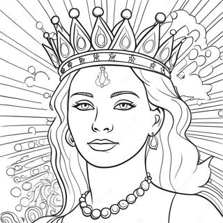 Megaloprepes Basilissa Me Stemma Selida Zographikes 77189-19874