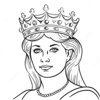 Megaloprepes Basilissa Me Stemma Selida Zographikes 77189-19875