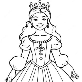 Omorphe Basilissa Se Phorema Selida Zographikes 77191-19882