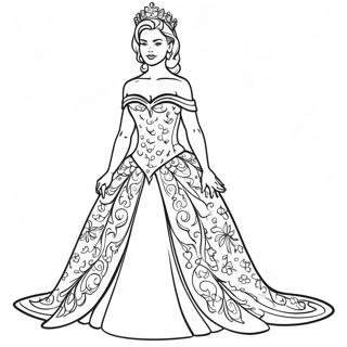 Omorphe Basilissa Se Phorema Selida Zographikes 77191-19884