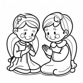 Selida Zographikes Me To Thema Eugnomones Paidia Pou Proseukhontai 80823-22683