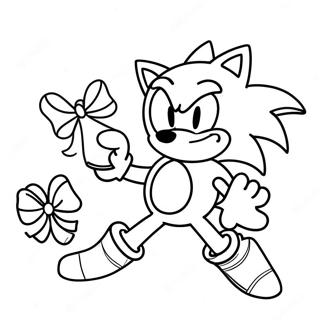 Σελίδα Ζωγραφικής Με Sonic Χριστούγεννα Σελίδες Ζωγραφικής