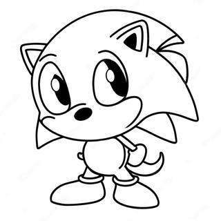 Σελίδα Ζωγραφικής Με Τον Σκαντζόχοιρο Sonic Με Σκούφο Του Άη-Βασίλη Σελίδες Ζωγραφικής