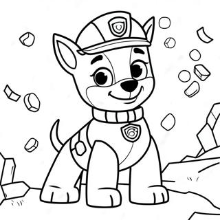 Selida Zographikes Me Ton Rubble Pou Skabei Apo Ten Paw Patrol 831-2491