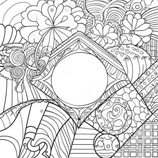 Selida Zographikes Me Minimalistika Geometrika Skhemata 84163-25313