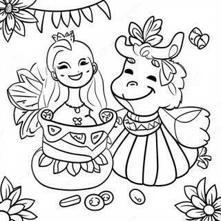 Selida Zographikes Me Polukhromo Parti Louaou 84677-25718