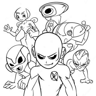 Selida Zographikes Me Tous Exogeinous Tou Ben 10 86087-26902