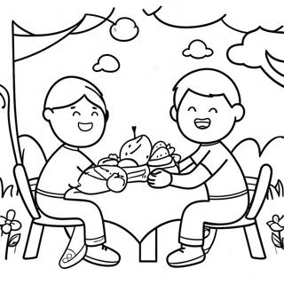 Diaskedastiko Piknik Me Philous Selida Zographikes 86673-27364