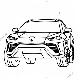 Σελίδα Χρωματισμού Της Lamborghini Urus Εκτός Δρόμου Σελίδες Ζωγραφικής