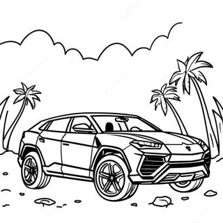 Σελίδα Χρωματισμού Της Lamborghini Urus Εκτός Δρόμου Σελίδες Ζωγραφικής