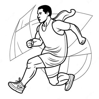 Selida Zographikes Me Ton Athlete Nike Na Trekhei 9292-1016