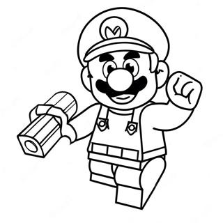 Lego Mario Σελίδες Ζωγραφικής