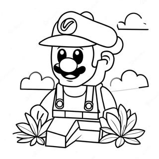 Selida Zographikes Me Polukhromo Lego Mario Peripeteias 94383-33659