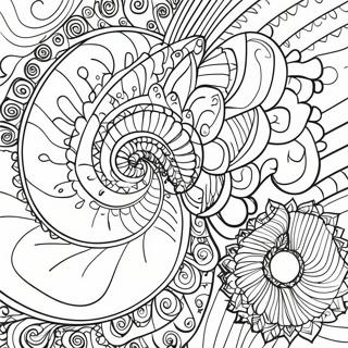 Selida Zographikes Me Polukhromo Speiroeides Tie Dye 94823-34123