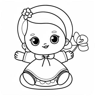 Selida Zographikes Me Gluko Moro Zontano Koukla 95080-34324