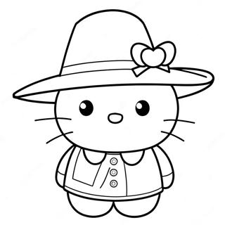 Hello Kitty Me Kapelo Proskunete Selida Zographikes 96078-35143