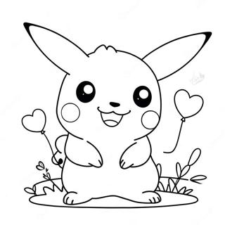Selida Zographikes Me Ton Agapemeno Pikachu Kai Kardies 96156-35202