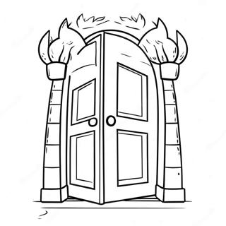 Σελίδα Ζωγραφικής Roblox Doors Rush Σελίδες Ζωγραφικής